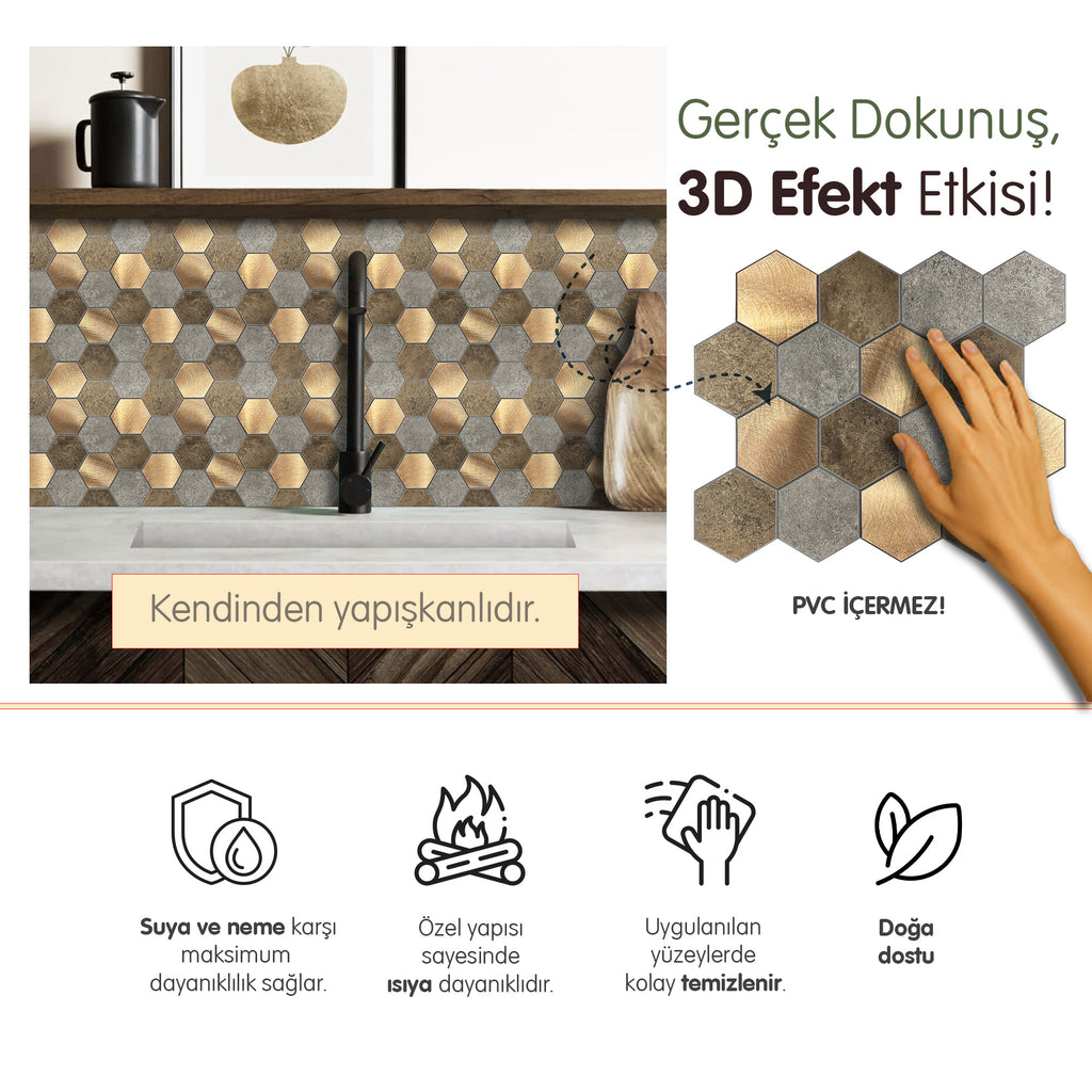 Cosmos XL - Gri Kahve Altın