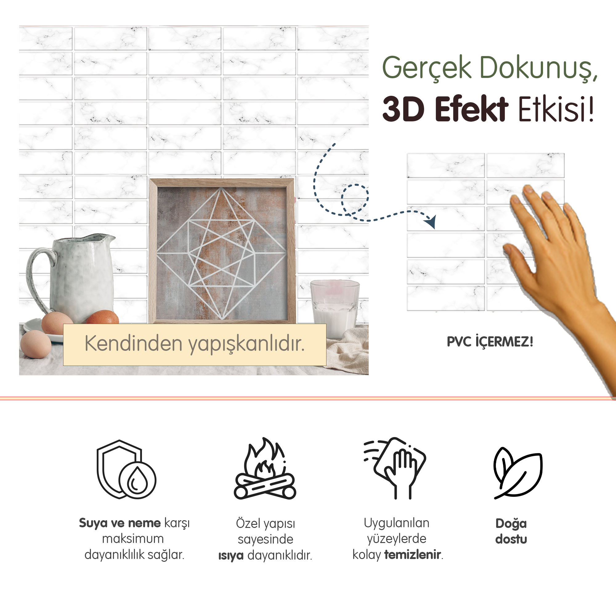 Gloria - Beyaz Mermer