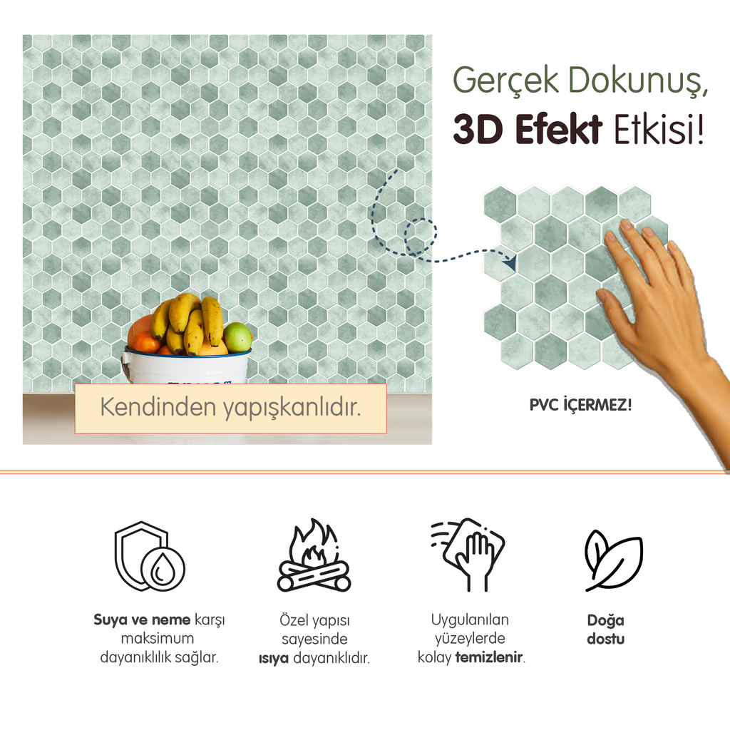 Honeycomb - Nil Yeşili