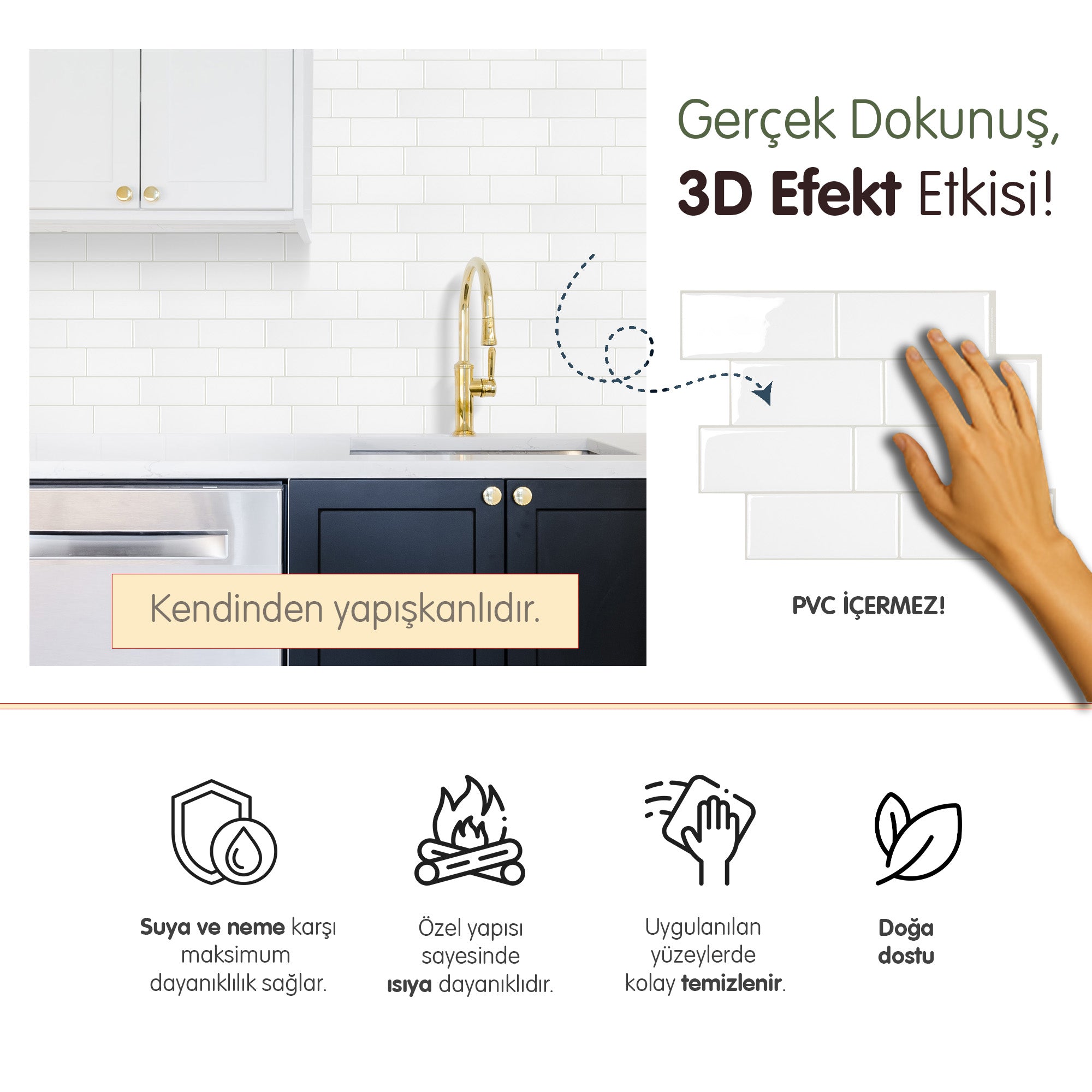 Brick - Beyaz