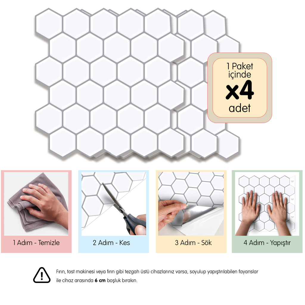 Honeycomb - Beyaz