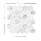 Honeycomb - Gri Mermer