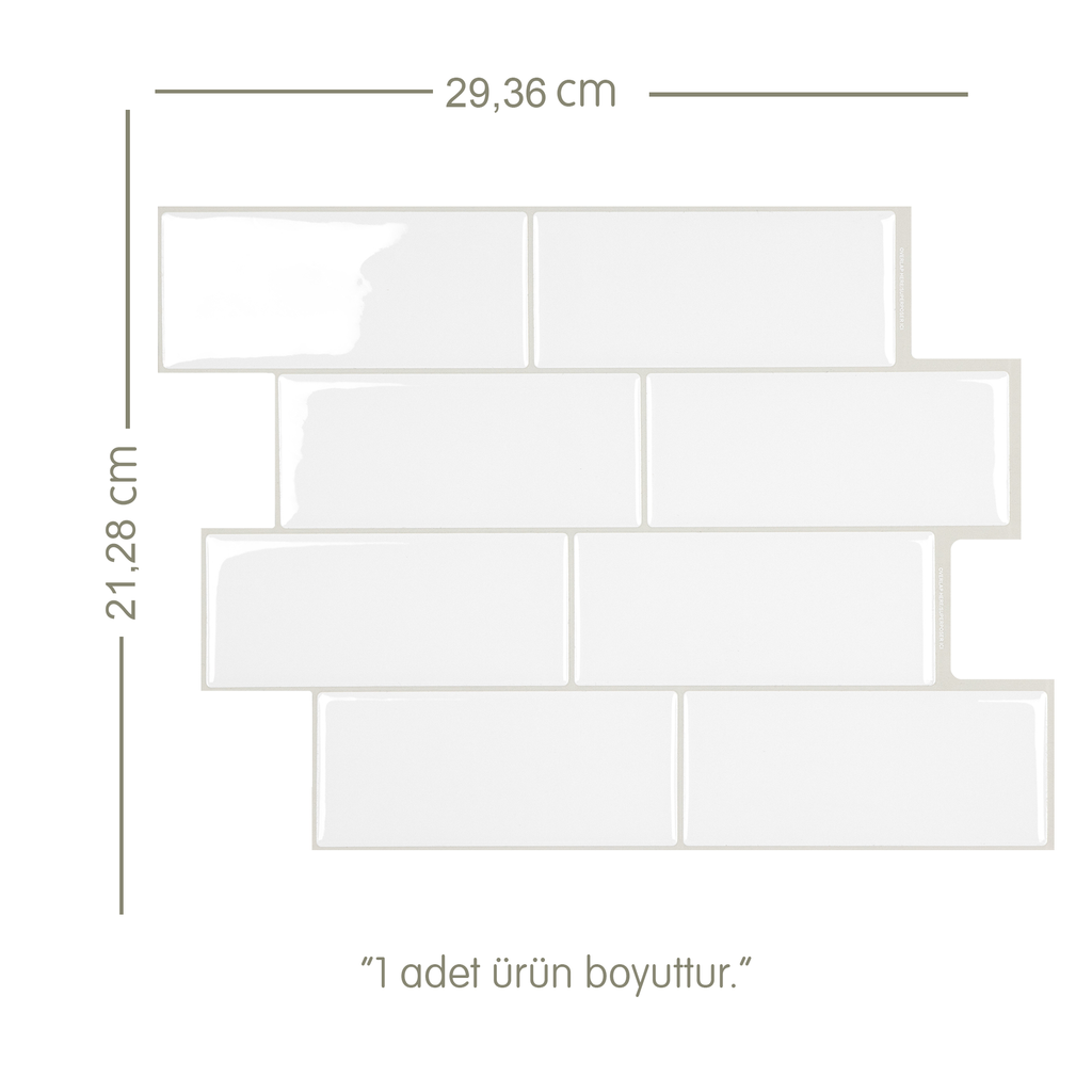 Brick - Beyaz