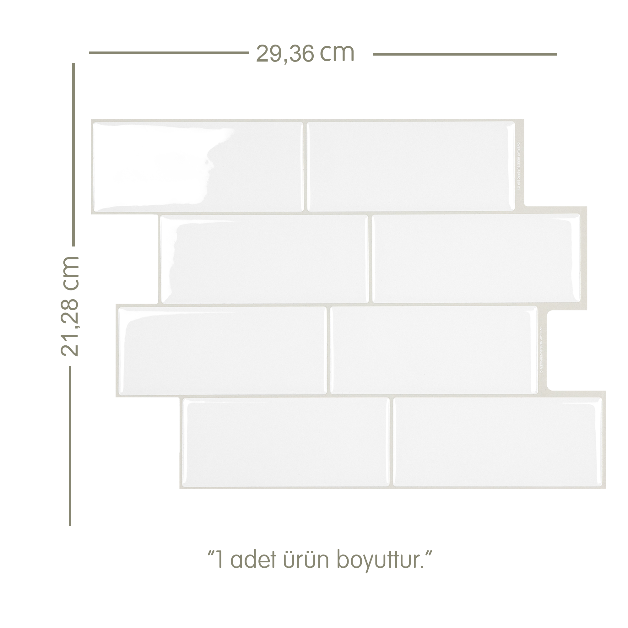 Brick - Beyaz