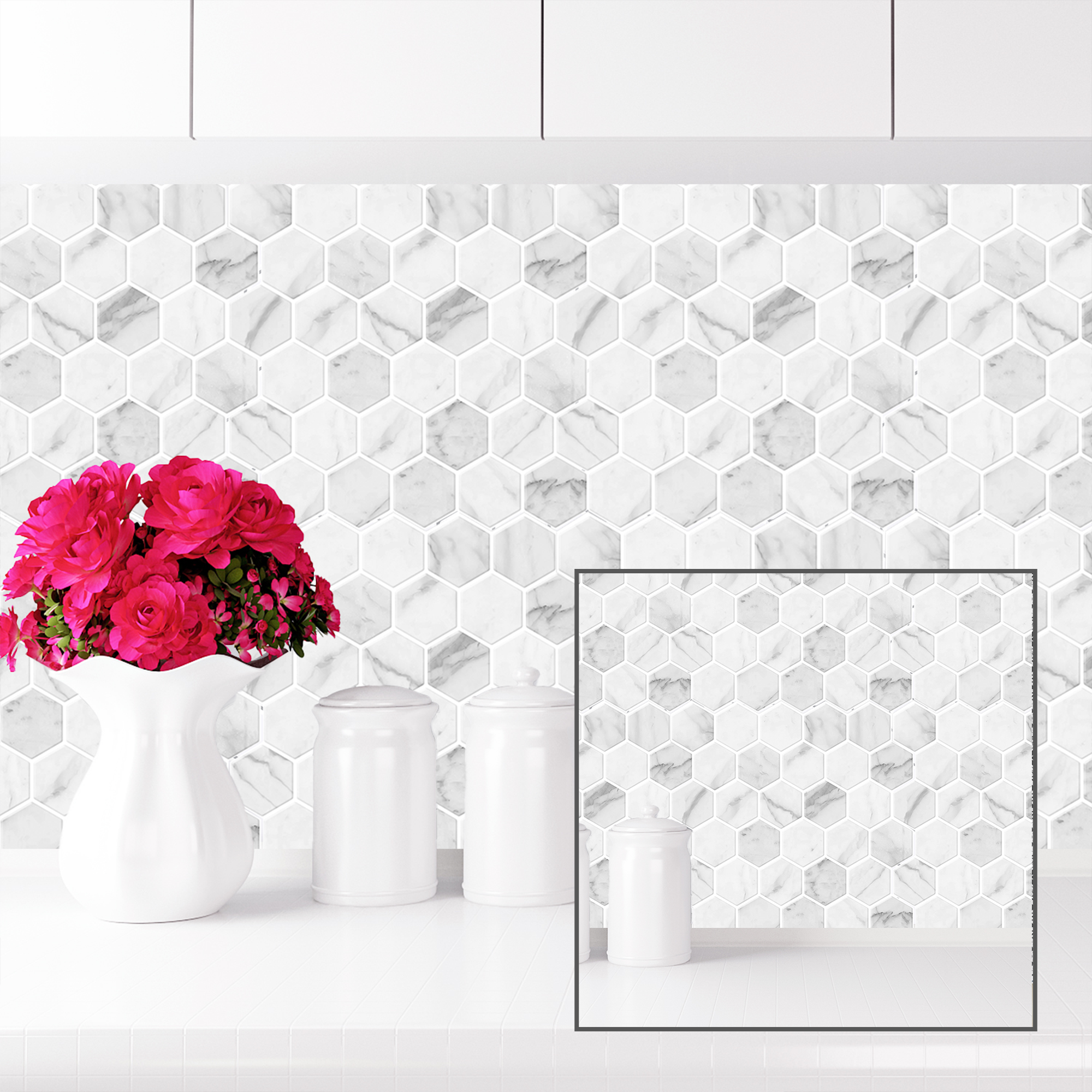 Honeycomb - Gri Mermer