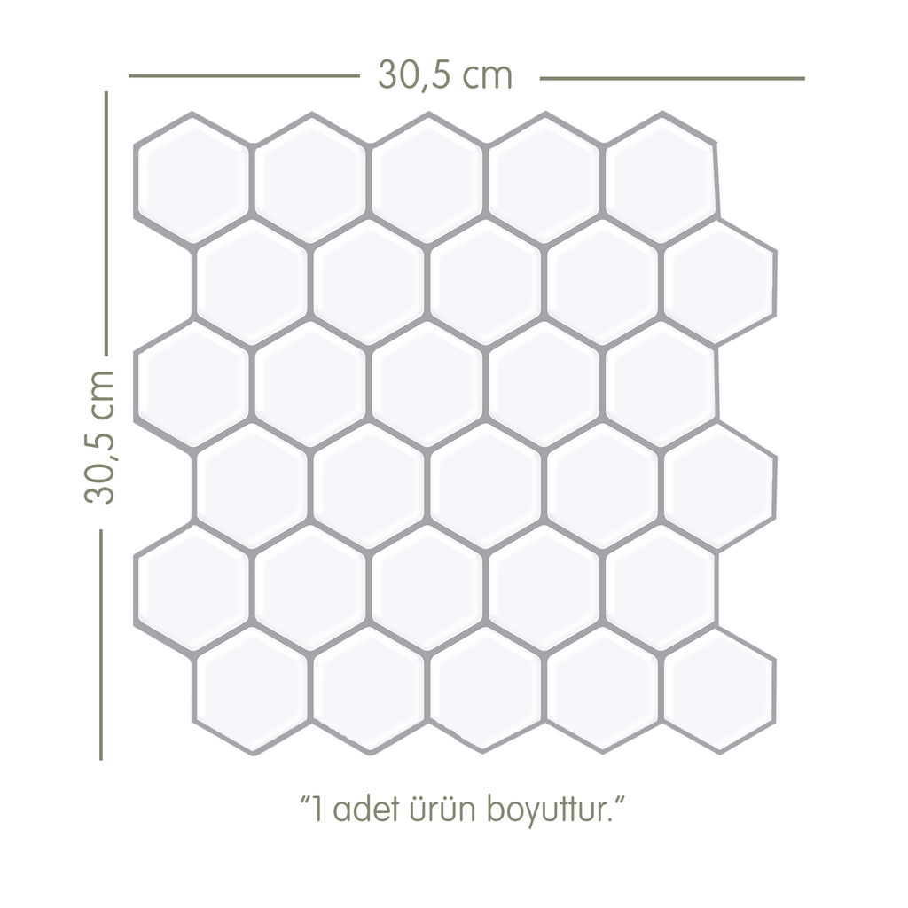 Honeycomb - Beyaz