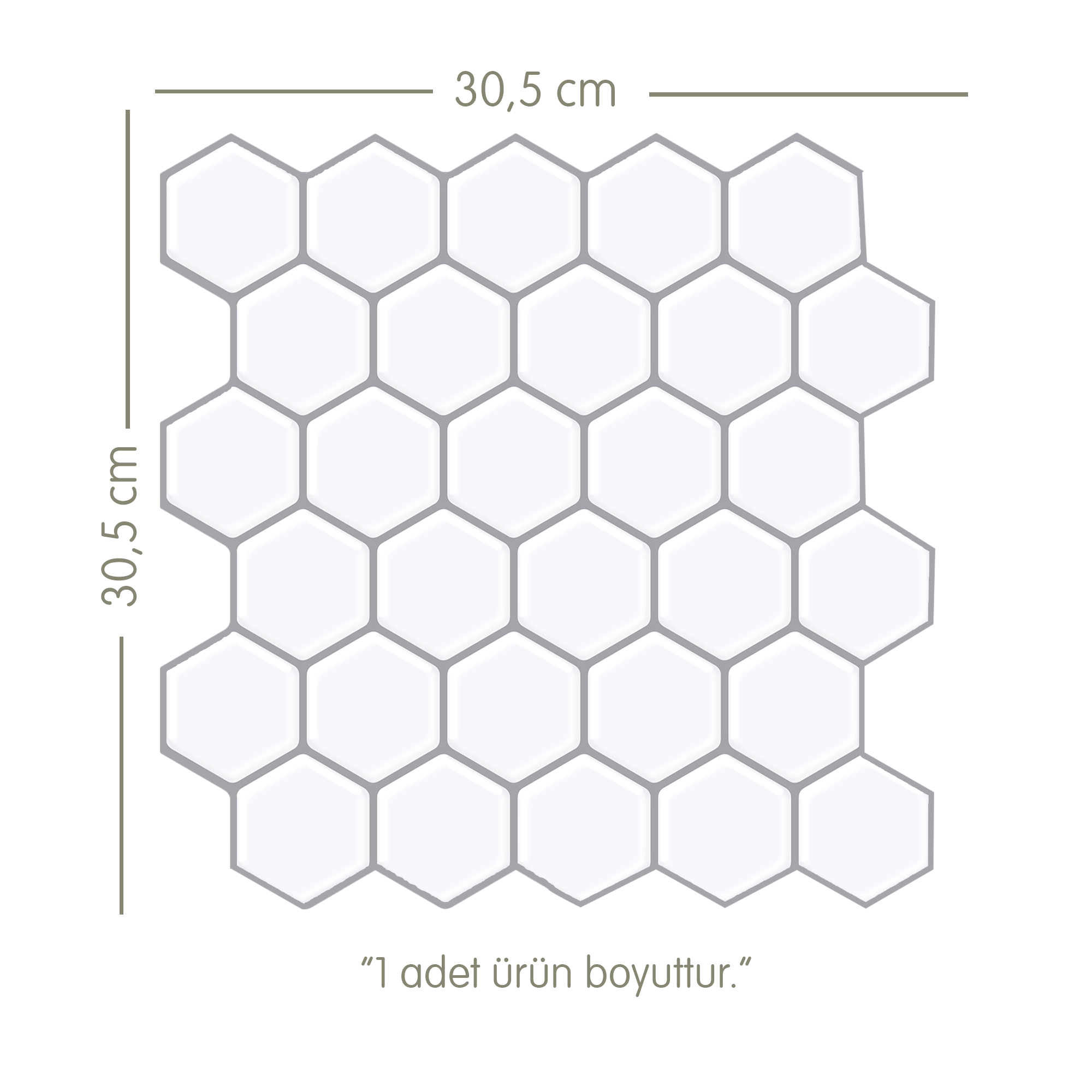 Honeycomb - Beyaz